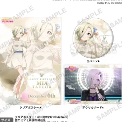 Art Canvas Boards|Posters>Love Live! Nijigasaki High School Idol Club Nijigasaki High School Store Birthday Present Mia Taylor Celebration Set
