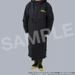 Love Live! Nijigasaki High School Idol Club Nijigasaki High School Store Black Long Bench Coat Outlet