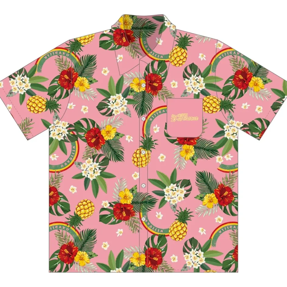 Tops>Love Live! Nijigasaki High School Idol Club 7th Live! NEW TOKIMEKI LAND Aloha-Style Shirt