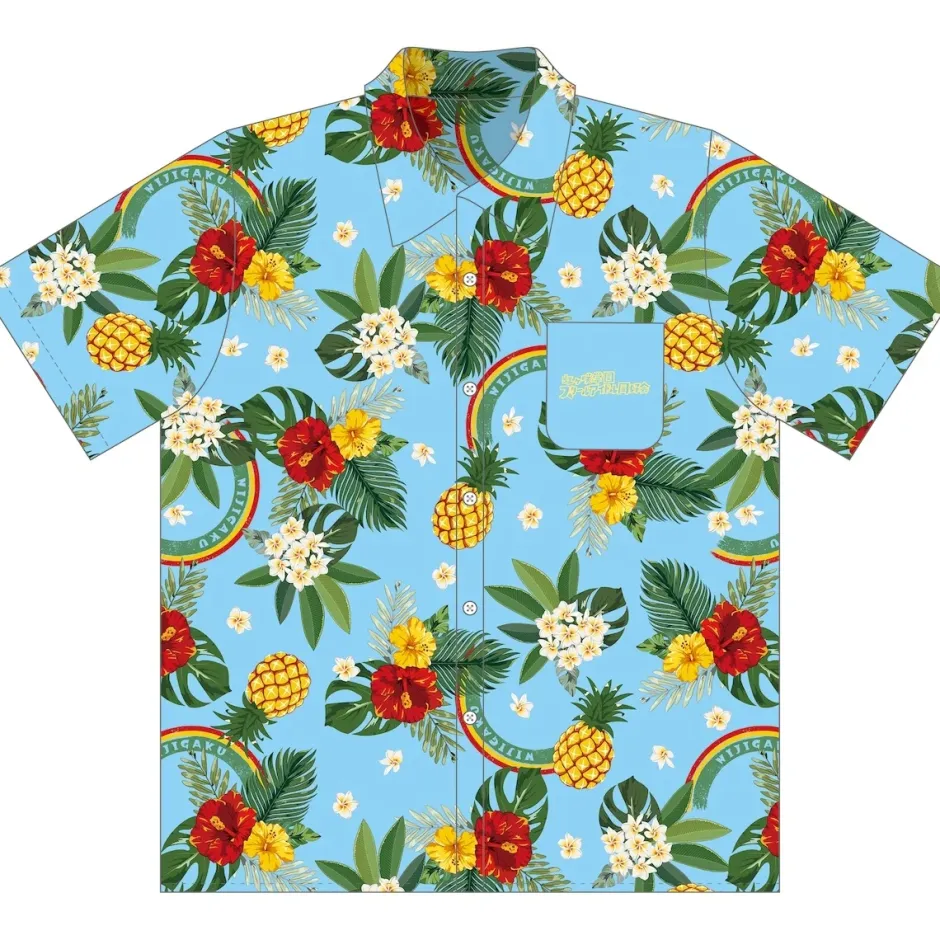 Tops>Love Live! Nijigasaki High School Idol Club 7th Live! NEW TOKIMEKI LAND Aloha-Style Shirt