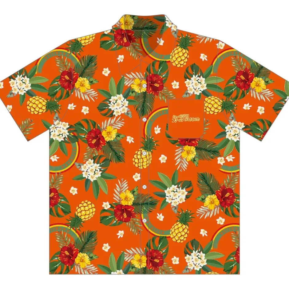 Tops>Love Live! Nijigasaki High School Idol Club 7th Live! NEW TOKIMEKI LAND Aloha-Style Shirt