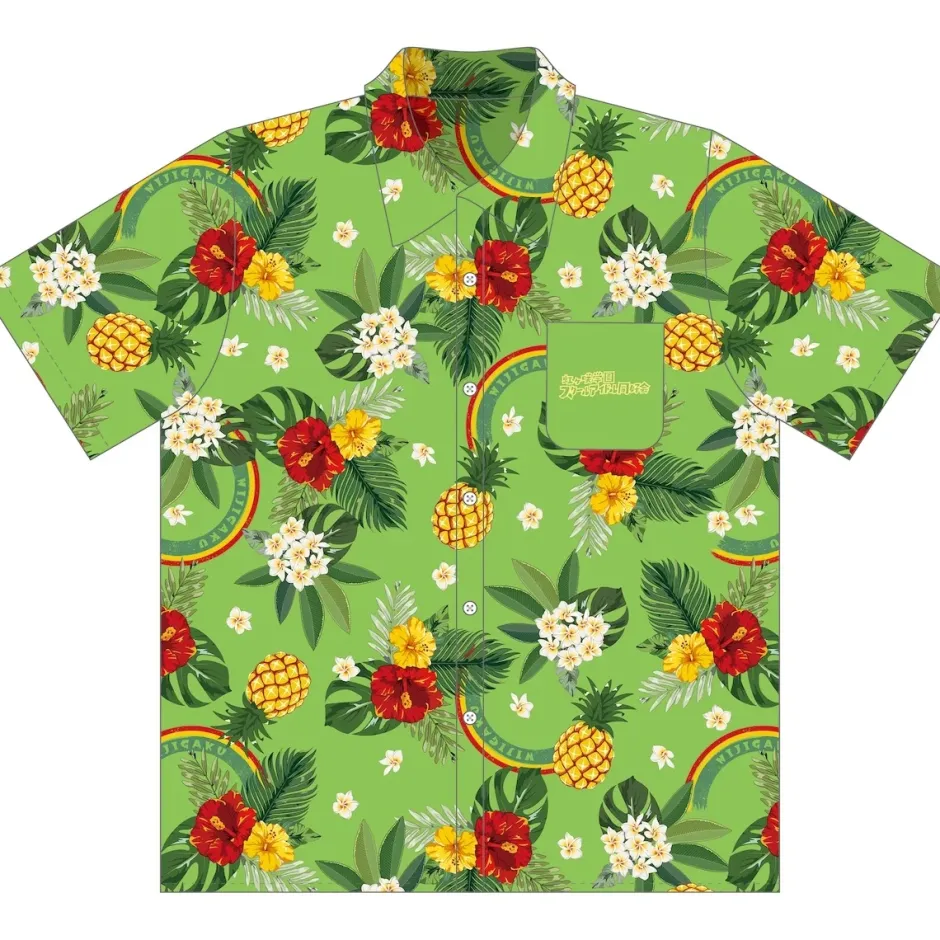 Tops>Love Live! Nijigasaki High School Idol Club 7th Live! NEW TOKIMEKI LAND Aloha-Style Shirt