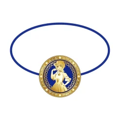 Jewelry & Hair Accessories>Love Live! Nijigasaki High School Idol Club 6th Live! I Love You ⇆ You Love Me Karin Asaka Antistatic Bracelet with Silhouette-Shaped Charm