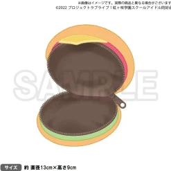 Love Live! Nijigasaki High School Idol Club Nijigasaki High School Store Official Memorial Item TV Animation 2nd Season Vol. 9: Mia & Rina’s Hamburger-Shaped Pass Case Clearance