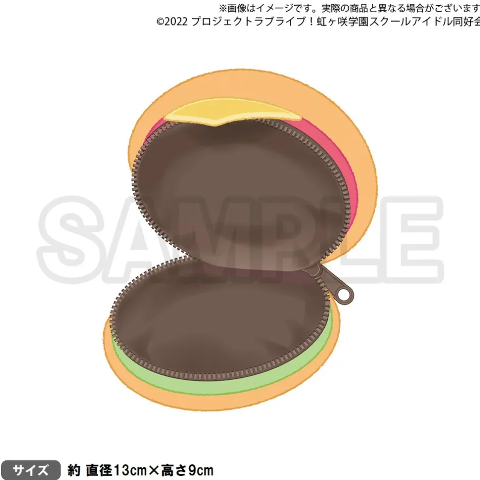 Love Live! Nijigasaki High School Idol Club Nijigasaki High School Store Official Memorial Item TV Animation 2nd Season Vol. 9: Mia & Rina’s Hamburger-Shaped Pass Case Clearance