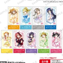 Love Live! School Idol Festival μ's Princess Ver. Trading Ticket-Style Sticker Collection Complete Box Set Clearance