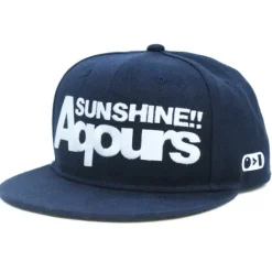 Hats & Caps>Love Live! Sunshine!! Aqours Embroidery Flat Cap