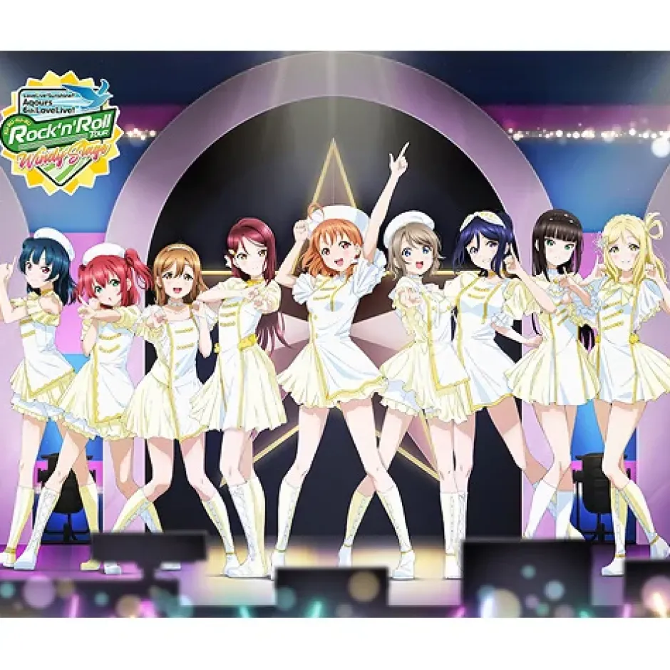 Love Live! Sunshine!! Aqours 6th Love Live! ~KU-RU-KU-RU Rock 'n' Roll TOUR~ <WINDY STAGE> Blu-ray Memorial Box (5-Disc Set) Best