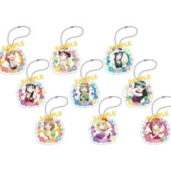 Love Live! Sunshine!! Floral Acrylic Keychain Collection New