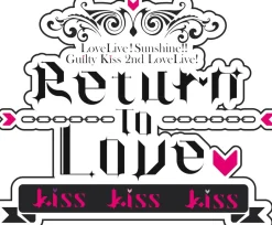 Love Live! Sunshine!! Guilty Kiss 2nd LoveLive! ～Return To Love ♡ Kiss Kiss Kiss～ Key Case Hot