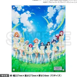Love Live! Sunshine!! Uranohoshi Girls' High School Store Layered Graph® Aqours 6th Love Live! ～KU-RU-KU-RU Rock 'n' Roll TOUR～ ＜WINDY STAGE＞ New