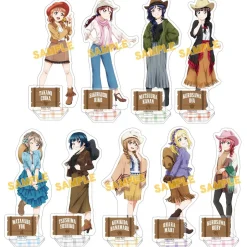 Love Live! Sunshine!! Western Style Acrylic Stand Collection Outlet
