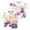 Love Live! Superstar!! Full Graphic T-shirt Music-Talk-Teamwork! Prime Adventure!! Ver. Natsumi Onitsuka Discount