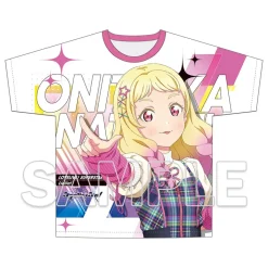 Love Live! Superstar!! Full Graphic T-shirt Music-Talk-Teamwork! Prime Adventure!! Ver. Natsumi Onitsuka Discount