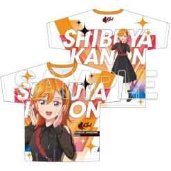 Love Live! Superstar!! Full Graphic T-shirt Music-Talk-Teamwork! Prime Adventure!! Ver. Kanon Shibuya Best