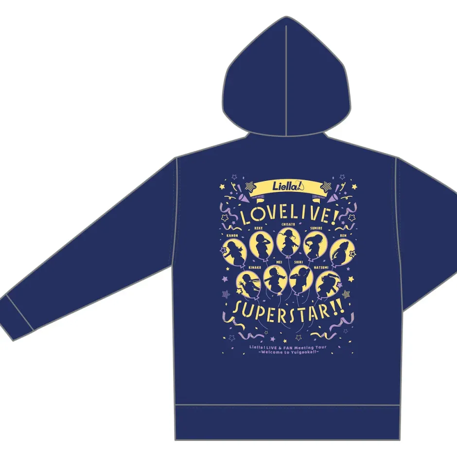 Jackets & Hoodies>Love Live! Superstar!! Liella! LIVE & FAN Meeting Tour ~Welcome to Yuigaoka!!~ Summer Hoodie