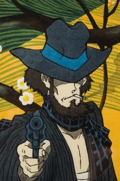 Lupin the Third Ukiyoe Woodblook Print - Daisuke Jigen Online