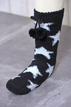 Footwear>Mafumafu Fluffy Star Socks