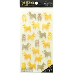 Masking Seal Shiba Inu Stickers Discount