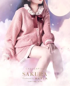 Jackets & Hoodies>MAYLA Cardcaptor Sakura Iconique Loungewear Ribboned Rose