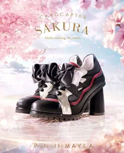 Footwear>MAYLA Cardcaptor Sakura Iconique Heel Sneakers Angel Crown
