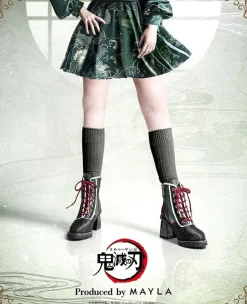MAYLA Demon Slayer: Kimetsu no Yaiba Iconique Shoes Objet Boots Tanjiro Kamado New