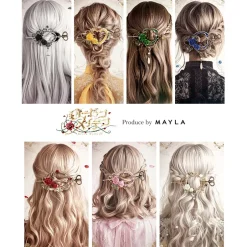 Jewelry & Hair Accessories>MAYLA Rozen Maiden Iconique Hair Objet Majeste+ Kanzashi