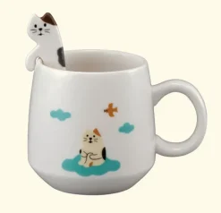 Mellow Cat Spoon w/ Mug Clearance
