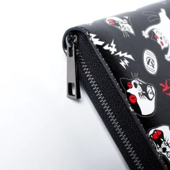 Meow Black Wallet Sale