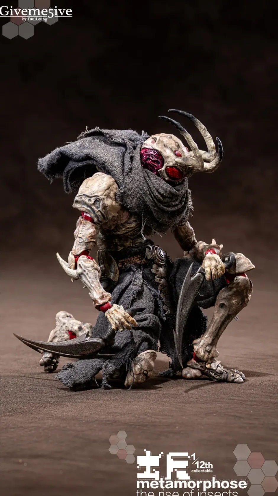Action Figures>Metamorphose: The Rise of Insects Series Airoki 1/12 Scale Action Figure