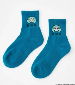 Footwear>Miku Moji Jacquard Socks