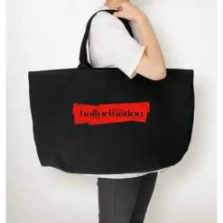 Milgram LIVE EVENT hallucination Ver. Logo BIG Zip Tote Bag Outlet
