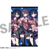 Tapestries>Monogatari Series x Kei Mochizuki B2 Tapestry Hitagi Senjougahara & Tsubasa Hanekawa & Suruga Kanbaru