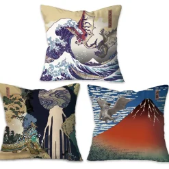 Monster Hunter Ukiyo-e Cushion Collection New