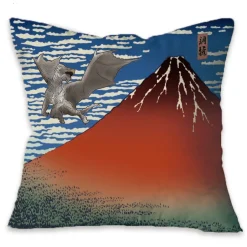 Monster Hunter Ukiyo-e Cushion Collection New