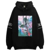 murakaruki x LISTEN FLAVOR Zip Sleeve Hoodie Black Hot