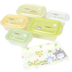 Bento Containers>My Neighbor Totoro Totoro & Clovers 6-Piece Lunch Gift Set
