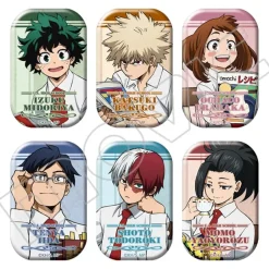 Collectable Toys>My Hero Academia Autumn Reading Character Pin Badge Collection Box Set