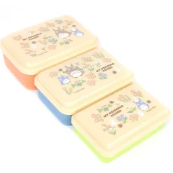 My Neighbor Totoro Nested Totoro & Flowers Plastic Container 3-Piece Set