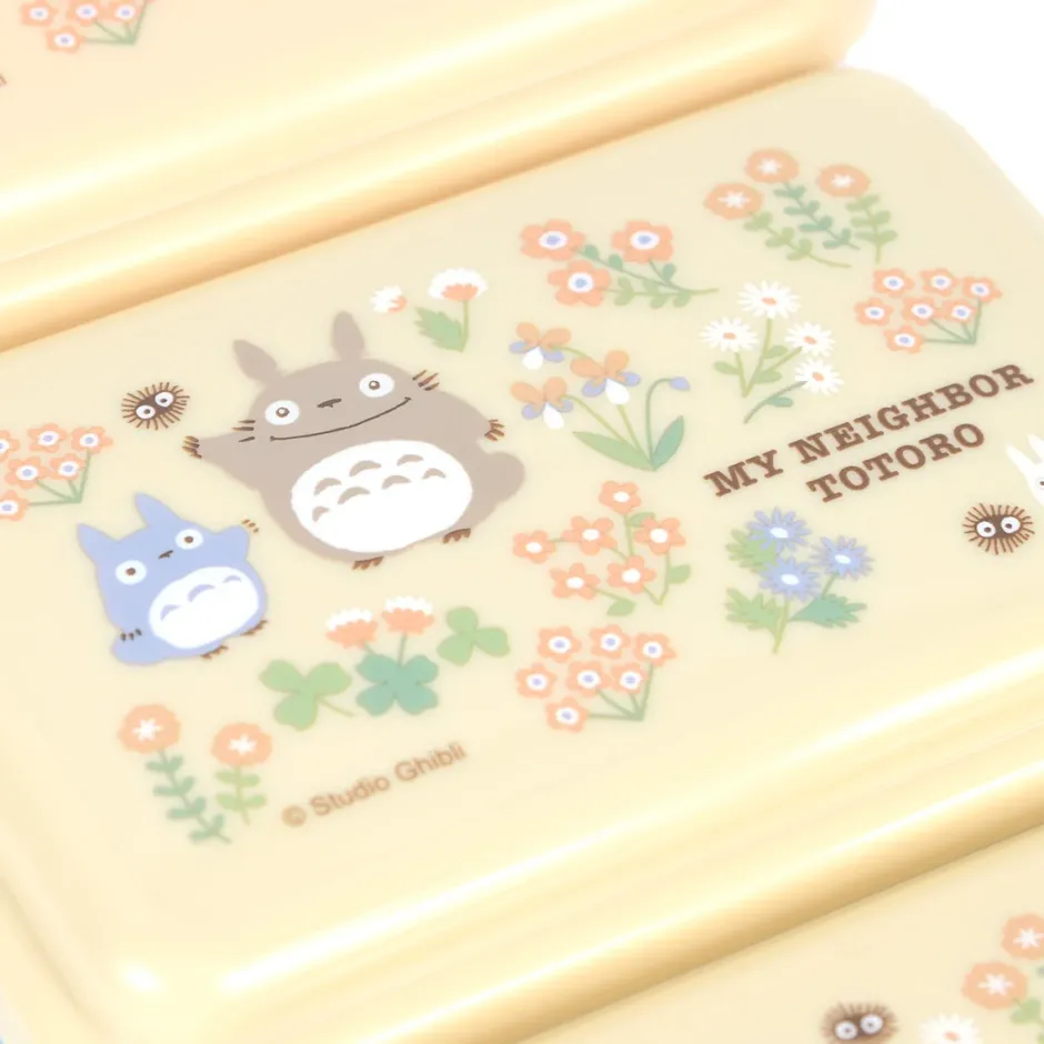 My Neighbor Totoro Nested Totoro & Flowers Plastic Container 3-Piece Set