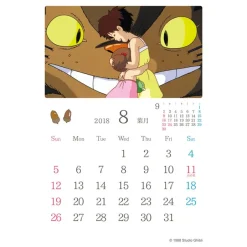Calendars>My Neighbor Totoro 2018 Stained Frame Calendar