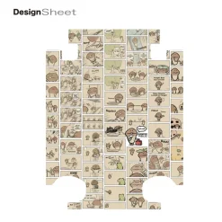 Pouches & Other Cases>Nameko Saibai Kit Art Suitcase Nameko Comic