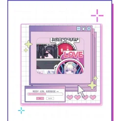 Stickers>Needy Streamer Overload Flake Stickers