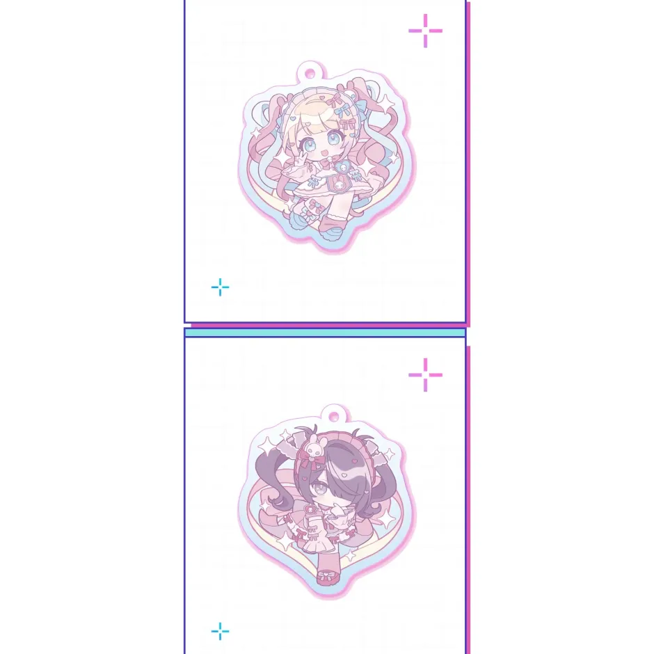 Needy Streamer Overload Fancy Acrylic Key Chain Clearance