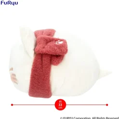 Nemuneko Cat Big Plush Toy Red Scarf Ver. Clearance