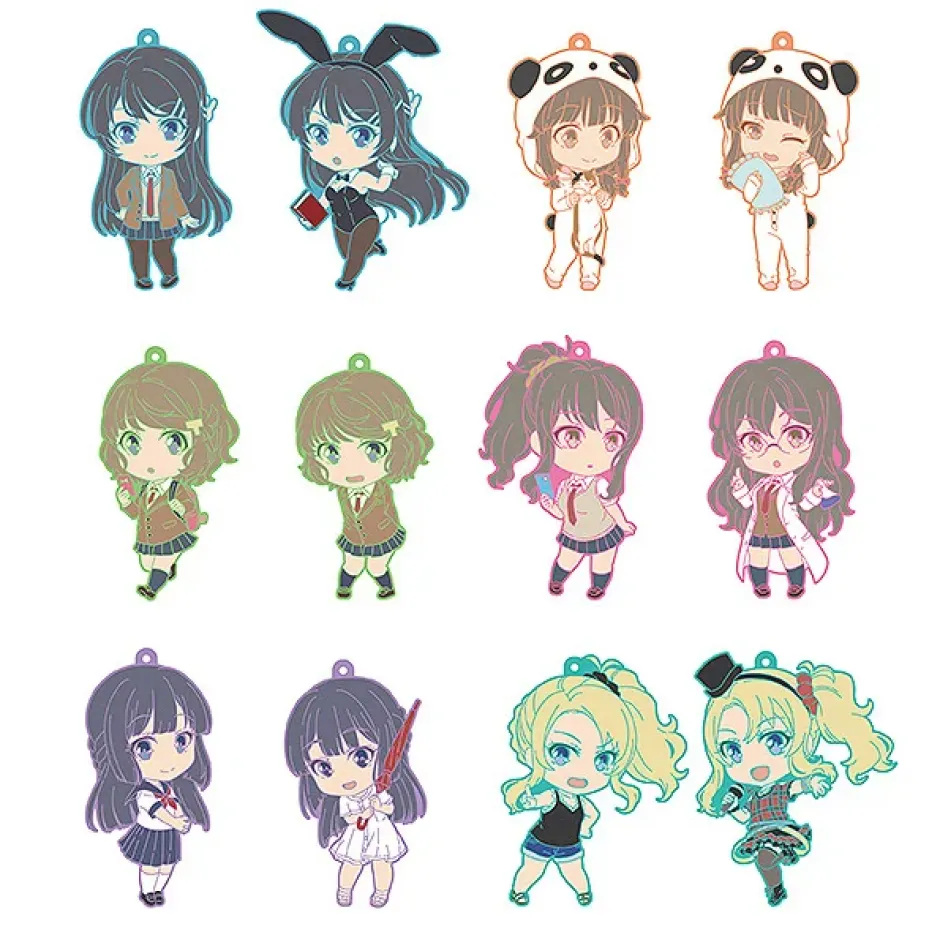 Collectable Toys>Nendoroid Plus: Rascal Does Not Dream of Bunny Girl Senpai Collectible Keychains Box Set