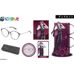 NIJISANJI VOLTACTION Collaboration Glasses Watarai Hibari Model & Goods Set Online