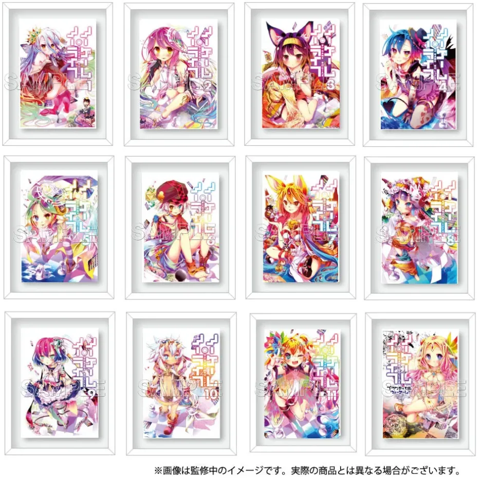 Art Canvas Boards>No Game No Life 10th Anniversary Trading Canvas Frame (1 Pack)