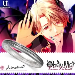 Jewelry & Hair Accessories>Obey Me! Asmodeus Silver Ring