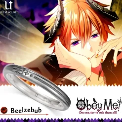 Jewelry & Hair Accessories>Obey Me! Beelzebub Silver Ring